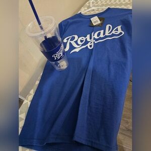 Blue Royals T-Shirt and Tumbler Set